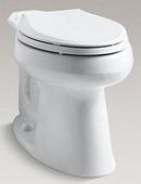 Elongated Toilet Bowl in White