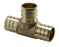 1/2 in. Brass PEX Crimp Tee