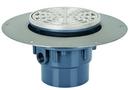 Sioux Chief Hub Plastic Stainless Steel Floor Drain 