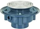 Sioux Chief Hub Schedule 40 PVC Flashing Drain with 5 in. Adjustable Stainless Steel Ring and Strainer 