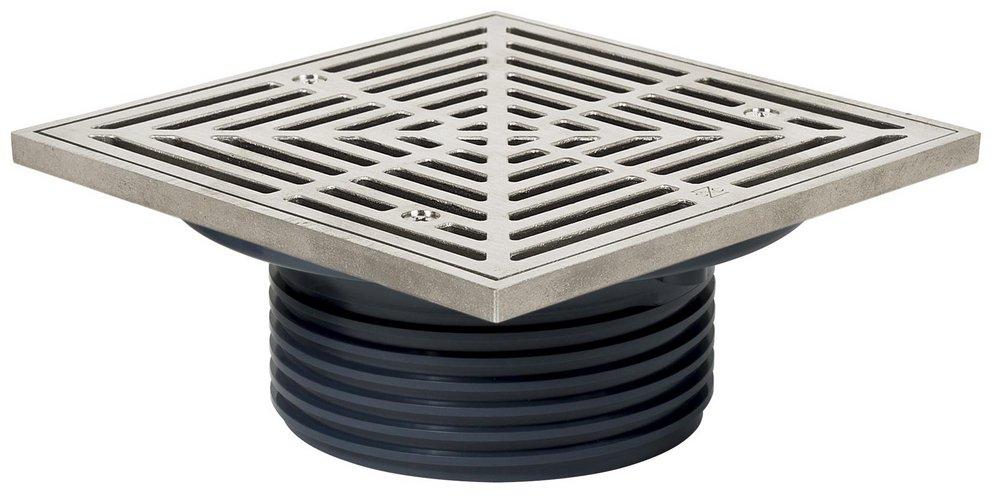 Sioux Chief Hub Plastic Stainless Steel Floor Drain 