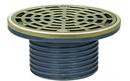 Sioux Chief Nickel Bronze No Hub Plastic Floor Drain 