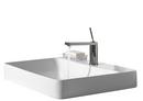 KOHLER White 23 in. Drop-in or Vessel Mount Rectangular Vitreous China Bathroom Sink 