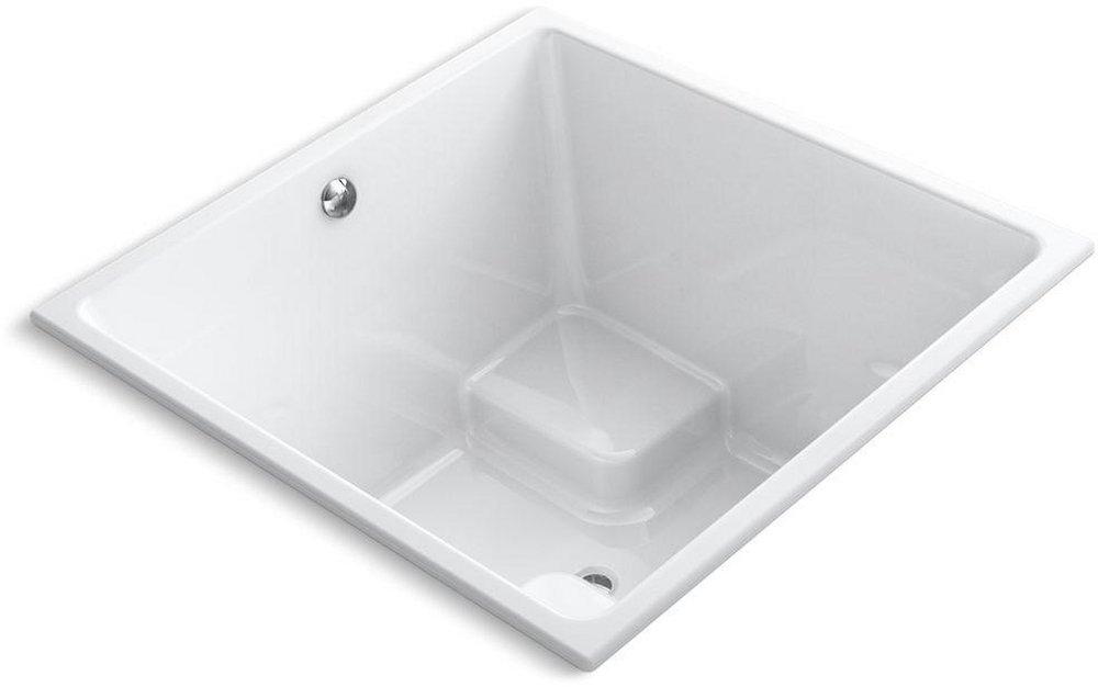 48 x 48 in. Soaker DropIn Bathtub with Center Drain in White KOHLER