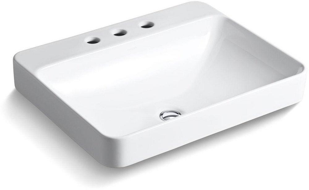 KOHLER White Drop-in Vessel 