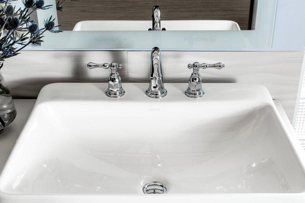 KOHLER White Drop-in Vessel 