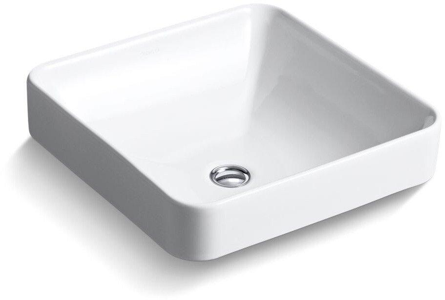 KOHLER White Drop-in Vessel 