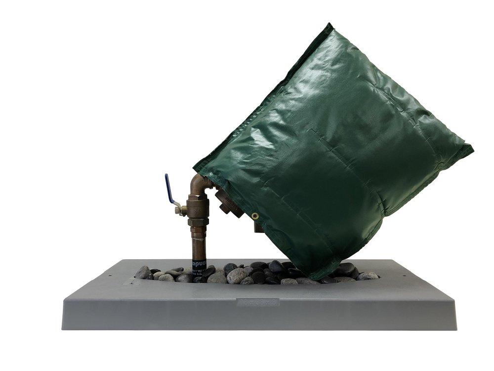 GuardShack&trade; Forest Green Fabric 22-1/2 in. Insulated Backflow Blanket 