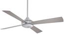 4-Blade Ceiling Fan in Brushed Aluminum