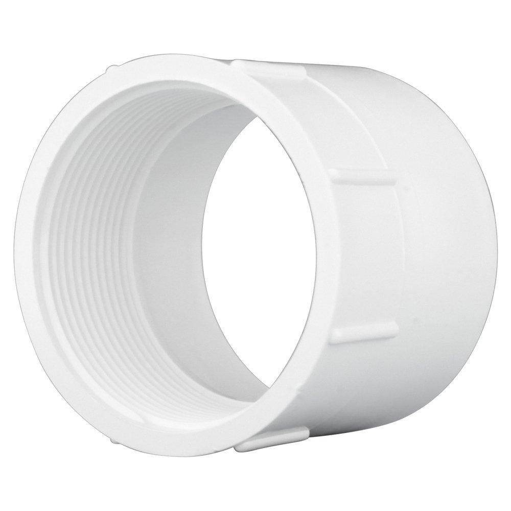 White PVC DWV Female Adapter 