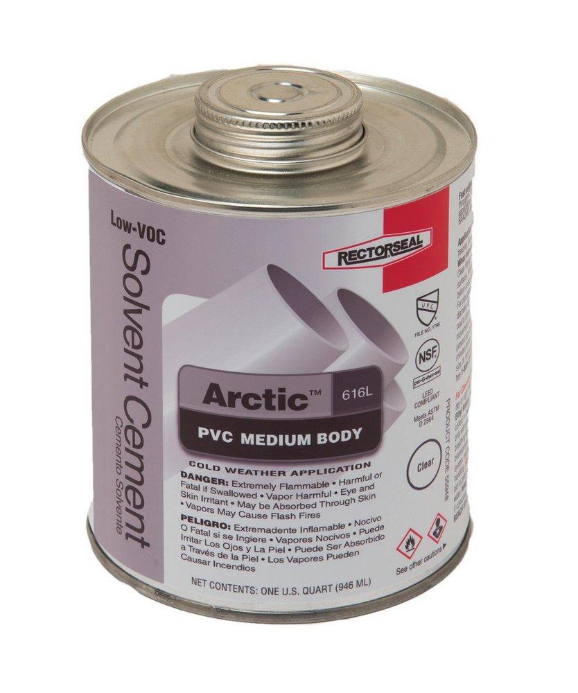 Rectorseal Fast Set Plastic Clear Pipe Cement 