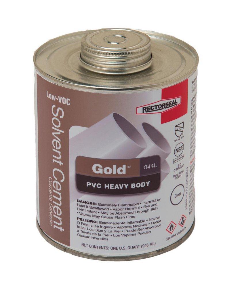 Rectorseal Regular Set Plastic Clear Pipe Cement 