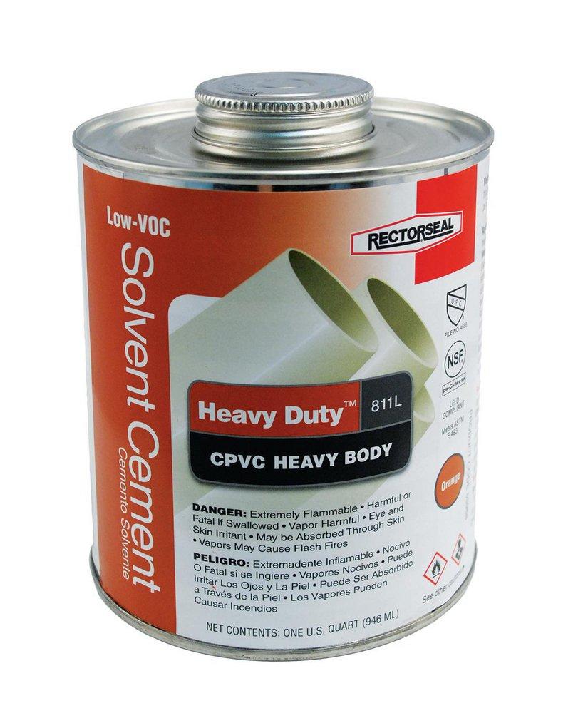 Rectorseal Regular Set Plastic Orange Pipe Cement 