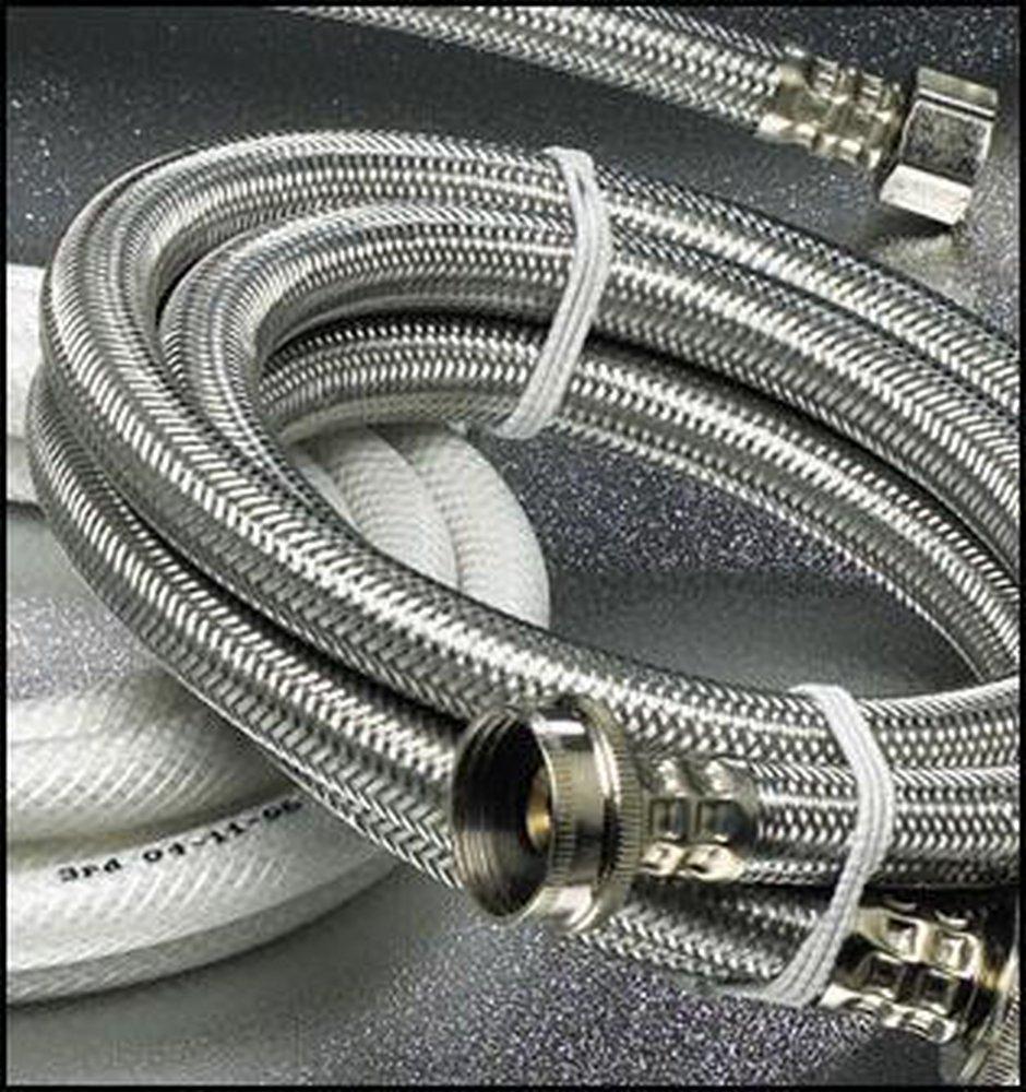 Savard Plumbing 1/2 x 7/8 in. IPS x Ballcock Stainless Steel Connector with Nut 