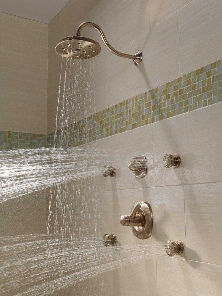 Delta Faucet Champagne Bronze 16 in. Shower Arm 