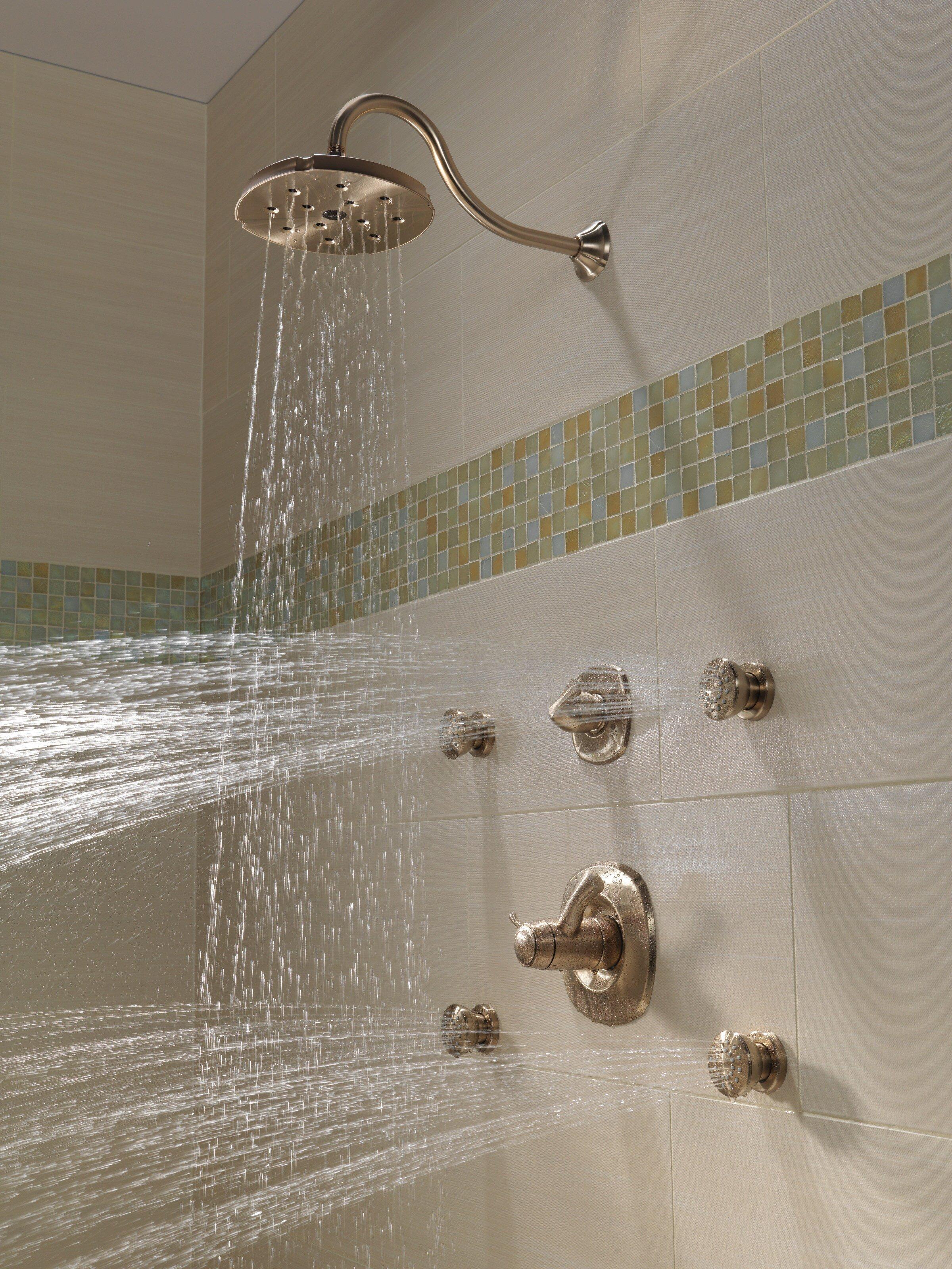 Delta Faucet Brilliance Champagne Bronze Single Function Body Spray 