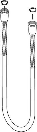 Delta Faucet Brilliance&reg; Champagne Bronze 1/2 in. Brass, Metal and Stainless Steel Hand Shower Hose 