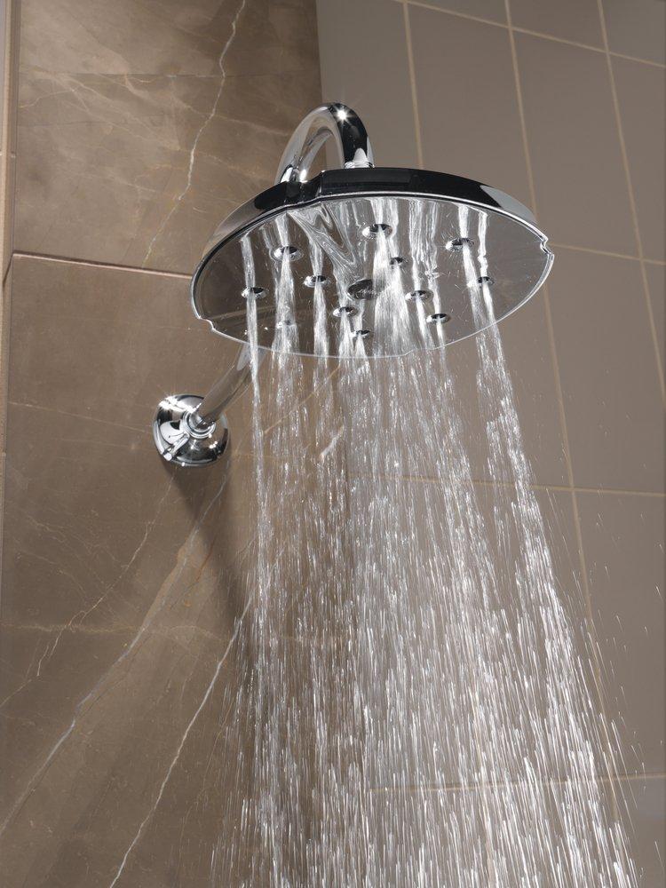 Delta Faucet Brilliance Champagne Bronze Single Function H2Okinetic&reg; Showerhead 