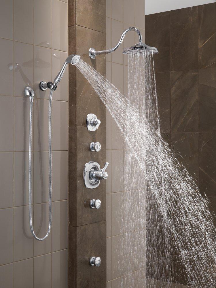 Delta Faucet Brilliance Champagne Bronze Single Function H2Okinetic&reg; Showerhead 