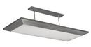 4-3/8 in. 4-Light Suspended Linear with Cable Kit in Satin Aluminum