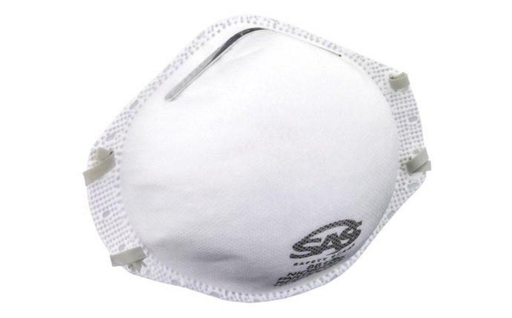 SAS Safety White One Size Fits Most Disposable N95 Mask (Pack of 20) 