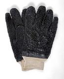 12 in. Plastic Glove in Black