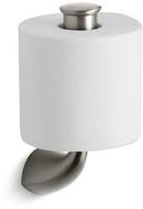 KOHLER Vibrant&reg; Brushed Nickel Wall Mount Toilet Tissue Holder 