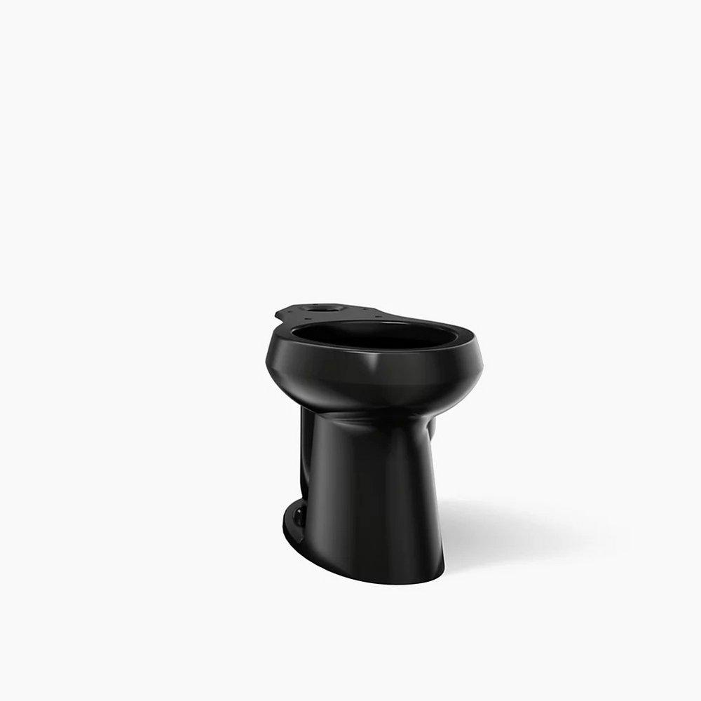 KOHLER Black Black&trade; 1.28 gpf Elongated Toilet Bowl 