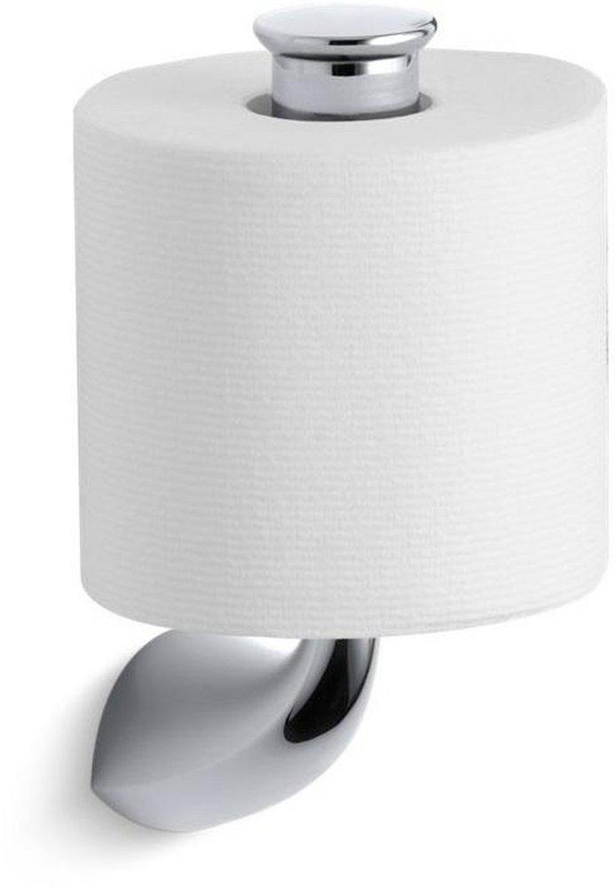 KOHLER Polished Chrome Wall Mount Toilet Tissue Holder 