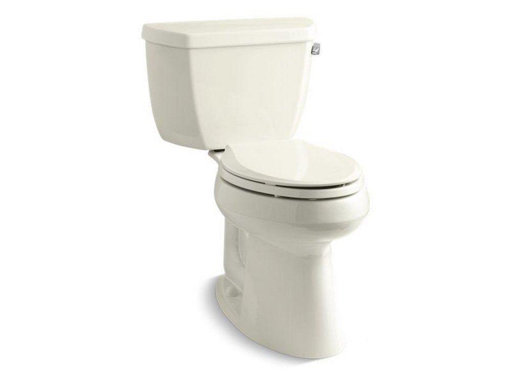 1.28 gpf Elongated Two Piece Toilet in Biscuit 
