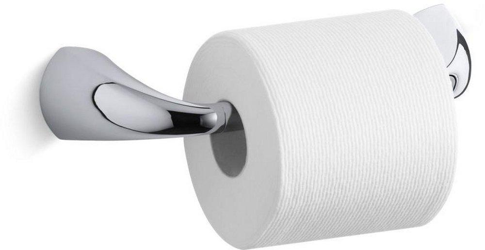 KOHLER Polished Chrome Wall Mount Toilet Tissue Holder 