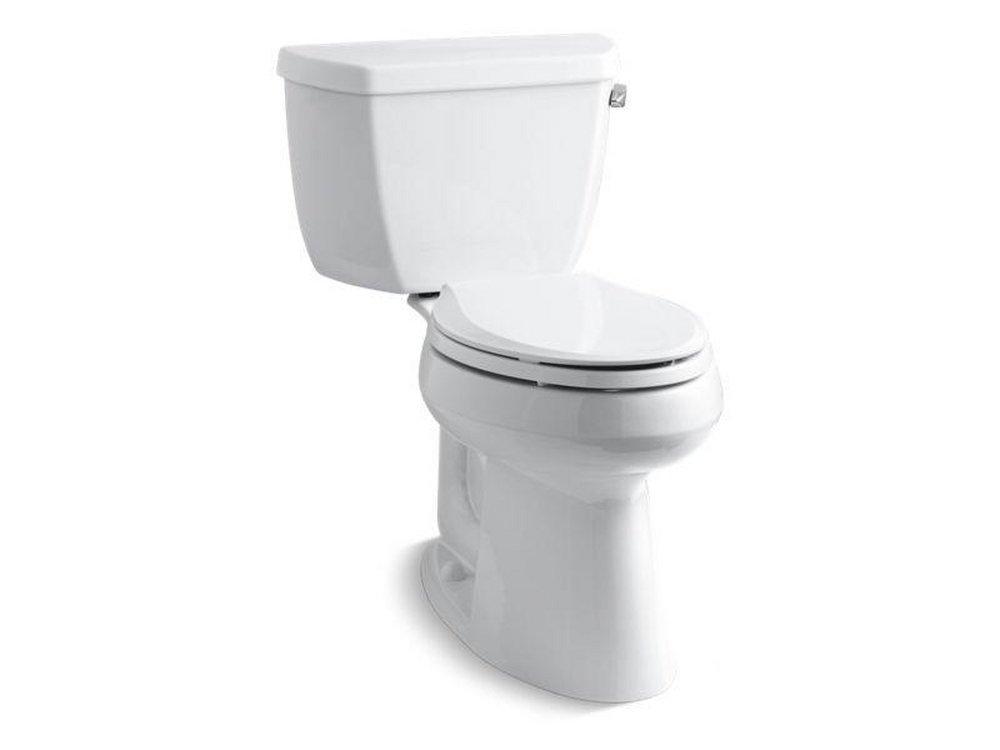 1.28 gpf Elongated Two Piece Toilet in White 