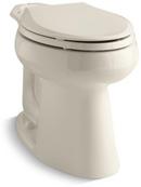 KOHLER Almond 1.28 gpf Elongated Toilet Bowl 