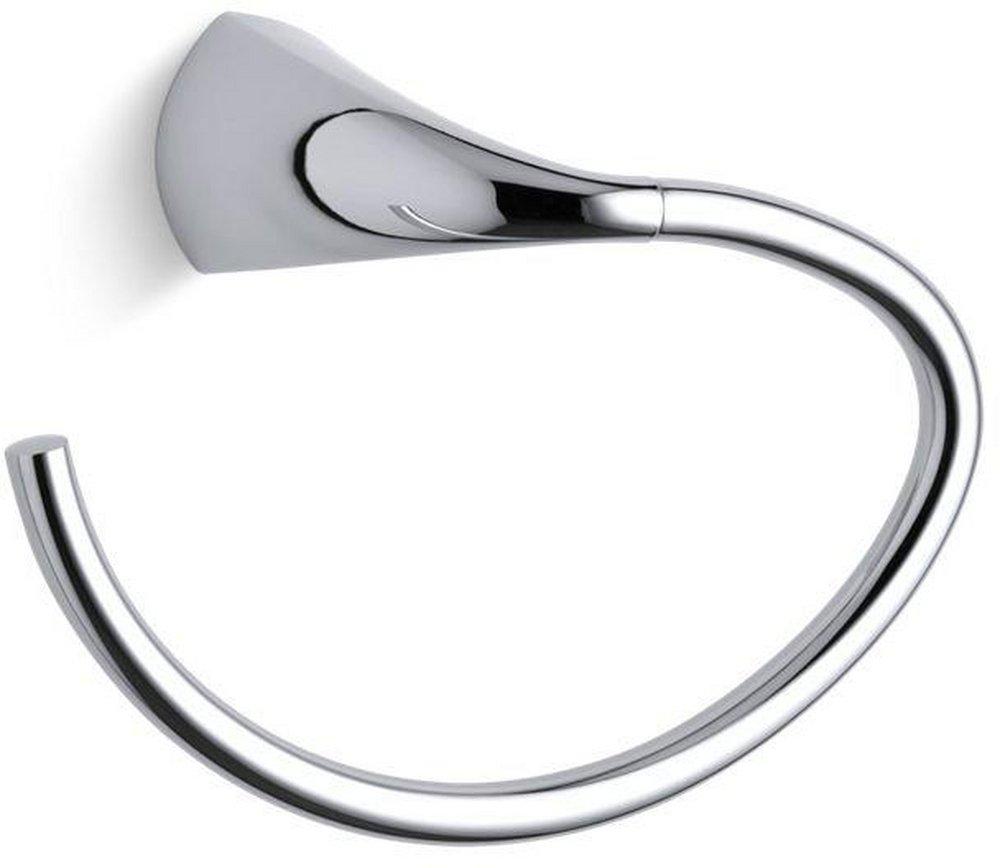 KOHLER Polished Chrome Round Open Towel Ring 