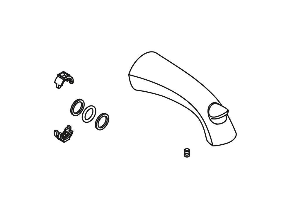 KOHLER Vibrant&reg; Brushed Nickel Repair Kit 