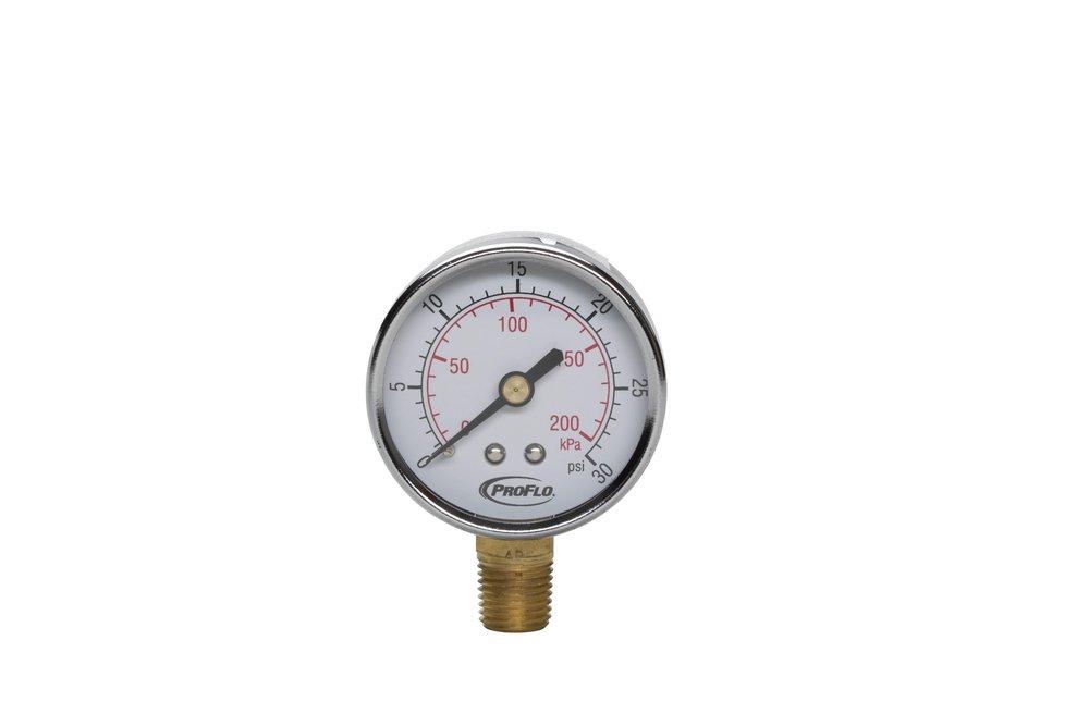 PROFLO® 2-1/2 in. Dual Scale Pressure Gauge 
