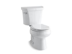1.28 gpf Round Two Piece Toilet in White