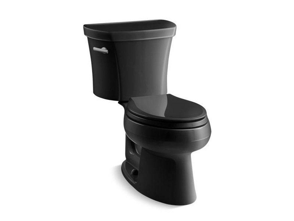 1.28 gpf Elongated Two Piece Toilet in Black Black&trade; 
