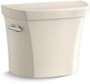 KOHLER Almond 1.28 gpf Toilet Tank with Left-Hand Trip Lever 