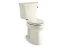 KOHLER Biscuit 1.28 gpf Elongated Two Piece Toilet in Biscuit 