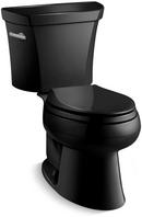 1.6 gpf Elongated Toilet in Black Black