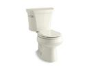 KOHLER Biscuit 1.28 gpf Round Two Piece Toilet in Biscuit 