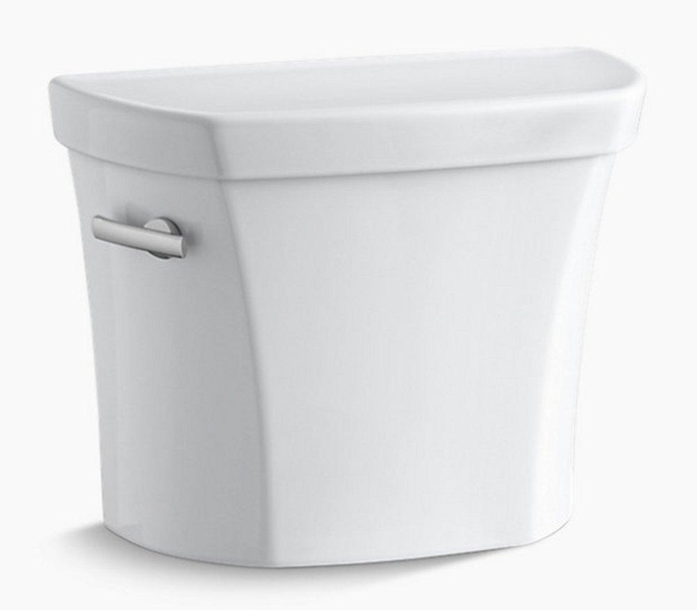 KOHLER White 1.28 gpf Toilet Tank with Left-Hand Trip Lever 