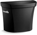 KOHLER Black Black&trade; 1.28 gpf Toilet Tank with Left-Hand Trip Lever 