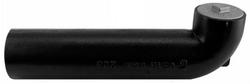 3-1/2 x 4 x 18 in. Spigot x FNPT Service Cast Iron Closet Bend with IPT Tap on Pipe