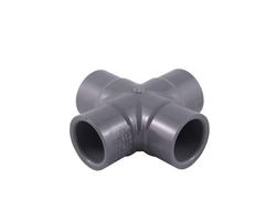 3/4 in. Socket Straight Schedule 80 PVC Cross