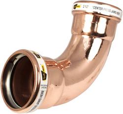 2-1/2 in. Copper Press 90&deg; Long Turn Elbow