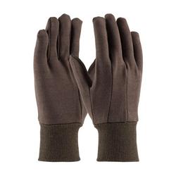 Size L Cotton Glove in Brown