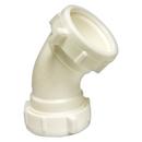 Lincoln Products&reg; White Slip-Joint Straight PVC 45 Degree Elbow 