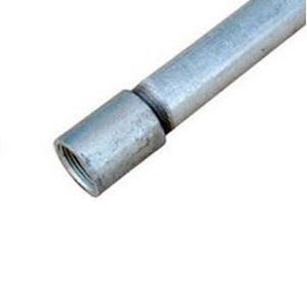 Sch. 40 T&C Galv A53A Pipe SRL Threaded and Coupled Single Random Length Welded Galvanized Carbon Steel 